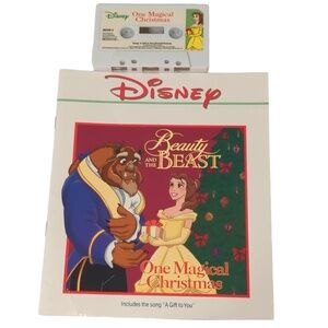 Beauty and the‎ Beast Disney Read-Along Book Tape Holiday One Magical Christmas